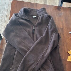 Columbia Dark Brown Fleece Jacket